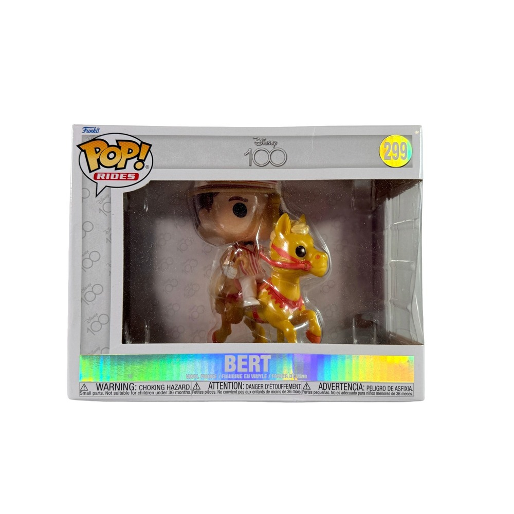 Funko Pop Rides Disney 100 Mary Poppins Bert Carousel #299 Vinyl Figure